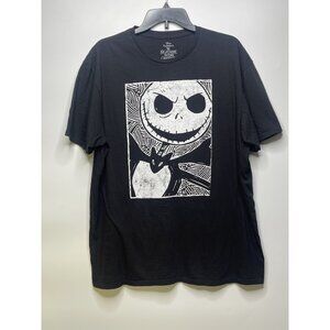 Disney The Nightmare Before Christmas Jack Skellington Mens y2k XL Black White